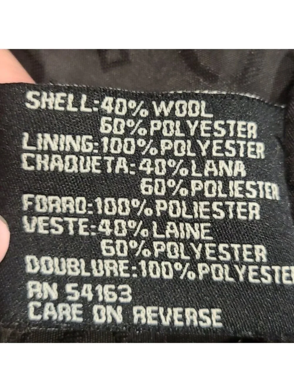 Guess wool blend jacket